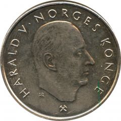 5 Kroner - Harald V Norwegian Coinage Anniversary