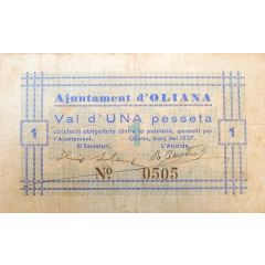 1 Peseta Oliana