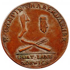 1/2 Penny Norfolk – Norwich / R. Campin