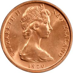 1 Cent - Elizabeth II 2nd portrait