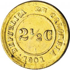 2 1/2 Centavos Leprosarium Coinage