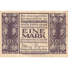 1 Mark Evangelische Kirchenkasse