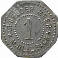 1 Pfennig - Mönchengladbach Gebrüder Meer