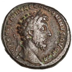 As - Marcus Aurelius SALVTI AVGVSTOR TR P XVII COS III S C, Salus