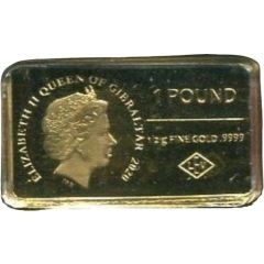 1 Pound - Elizabeth II UEFA Euro 2020 - Portugal