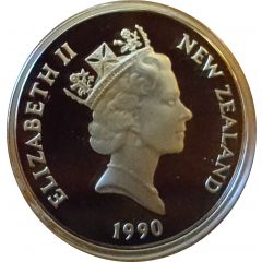 20 Cents - Elizabeth II 3rd Portrait, Treaty of Waitangi, Silver Proof