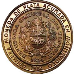 2000 Nuevos Pesos Silver coinage and BID Meeting, Trial strike