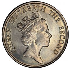 5 Dollars - Elizabeth II 3rd portrait
