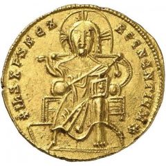 Solidus - Constantine VII, Romanos I and Christopher Constantinopolis