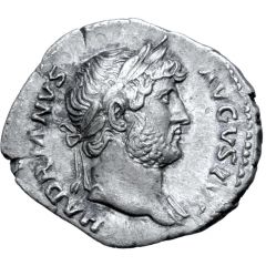 Denarius - Hadrian COS III, Hercules