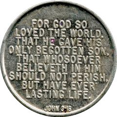 Token - John 3:16 and John 3:17
