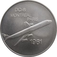 Inaugural Flight Montreal - Paris DC-8