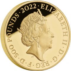 500 Pounds - Elizabeth II Rome, Gold Proof