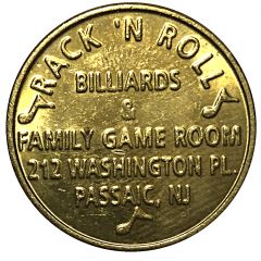 Token - Rack `n Roll Billiards Passaic, New Jersey
