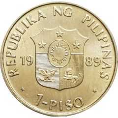 1 Piso Philippine Culture Decade