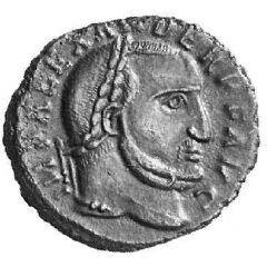 Nummus - Domitius Alexander VICTORIA ALEXANDRI AVG N, Carthage
