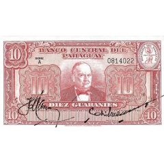 10 Guaranies Banco Central del Paraguay