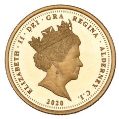 2 Sovereigns - Elizabeth II VE Day