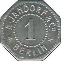 1 Pfennig - Berlin A. Jandorf and Co.