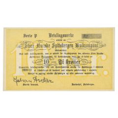 10 Kroner Great Norwegian Spitsbergen Coal Company