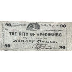 90 Cents City of Lynchburg, Virginia