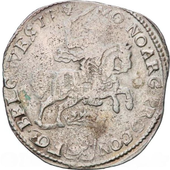 1 Ducaton `Silver Rider` Date at top reverse, crowned provincial shield