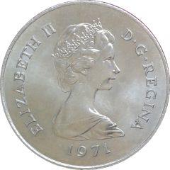25 New Pence - Elizabeth II Barbary Ape