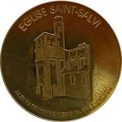 Tourist token - Martineau and National Tokens - Albi - Eglise saint Salvi