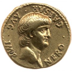 Aureus - Nero PONTIF MAX TR P VIIII COS IIII P P EX S C, Ceres