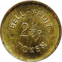 2 1/2 Pence - Bell-Fruit Token
