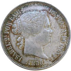 20 Reales - Isabel II