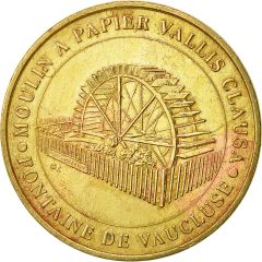 Monnaie de Paris Tourist Token - Fontaine de Vaucluse Moulin a Papier Vallis Clausa