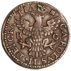 1 Grano - Carlo II Palermo mint, large eagle