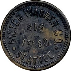 Laundry Token - Meter Washer Co. Seattle, Washington