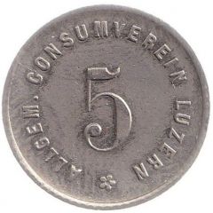 5 Rappen - Allgemeiner Consumverein Luzern