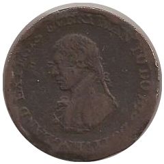 1/2 Penny Yorkshire - Sheffield / Horatio Nelson