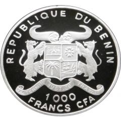 1000 Francs CFA Zebra