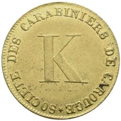 Carouge Riflemen Society brass