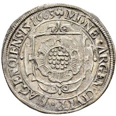 12 Kreuzer - Leopold I baroque shield