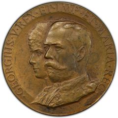 Medal - George V Coronation, Heaton, bronze, 35mm