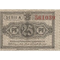 25 Pfennig Mecklenburg-Schwerinsches Staatsministerium