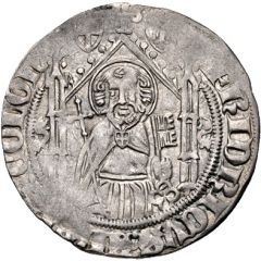 1 Weißpfennig - Frederick III of Saarwerden Deutz