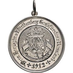 Medal - Wera Konstantinowna Romanowa To the retirement of the second chef Ulanenregiment König Karl (1.Württ.) No19