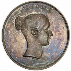 Medal - Victoria Coronation, W.J. Taylor, silver