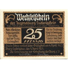 25 Pfennig Jugendburg Ludwigstein