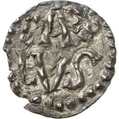 Denier - Charlemagne Rennes mint, CAROLVS/REDONIS