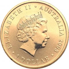 1 Dollar - Elizabeth II 4th Portrait - Platypus