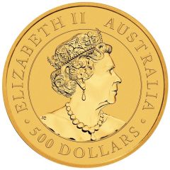 500 Dollars - Elizabeth II 6th Portrait - Australian Wedge-Tailed Eagle - Gold Bullion Coin