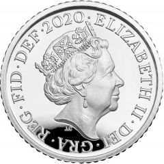 5 Pence - Elizabeth II 5th portrait, Royal Shield, Silver Proof