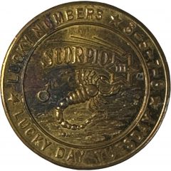 The Ushers Zodiac Coin - Scorpio Venice, California